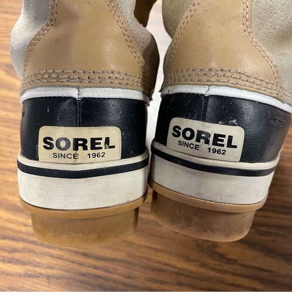 Sorel tan boots mid calf US women’s size 8.5 winter boot lined - Picture 5 of 7